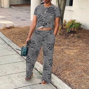 H&M Zebra Print CO ORD Set